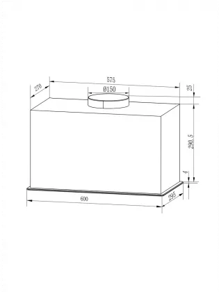 Вытяжка il Monte KH-BIN 6003 BL