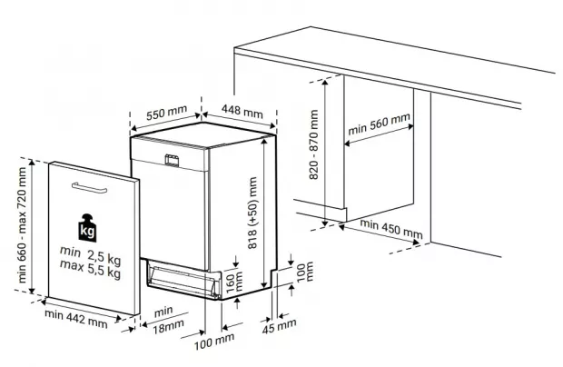 Встраиваемая посудомоечная машина Beko BDIS35162Q